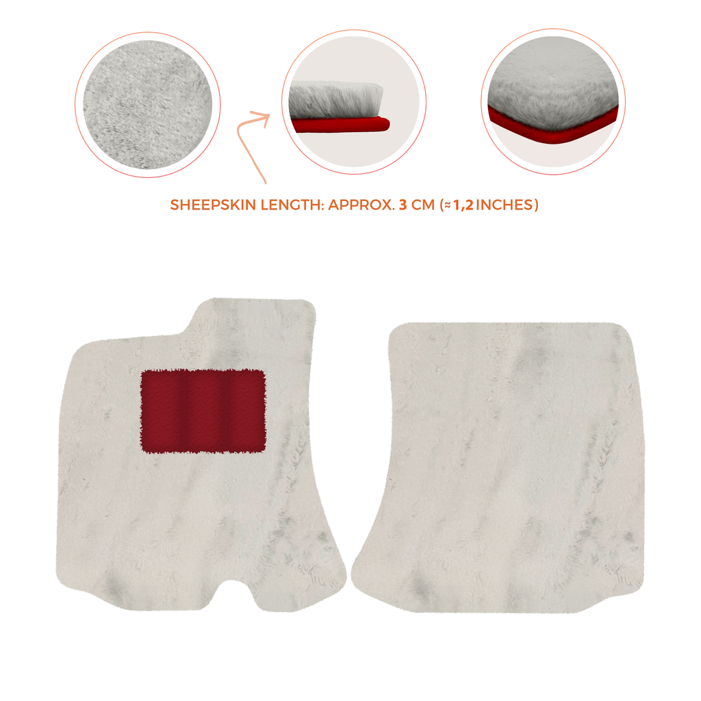 Ferrari Roma (2021-2024) - Sheepskin Length, Various Color Options Custom Fit Premium Velour Floor Mats