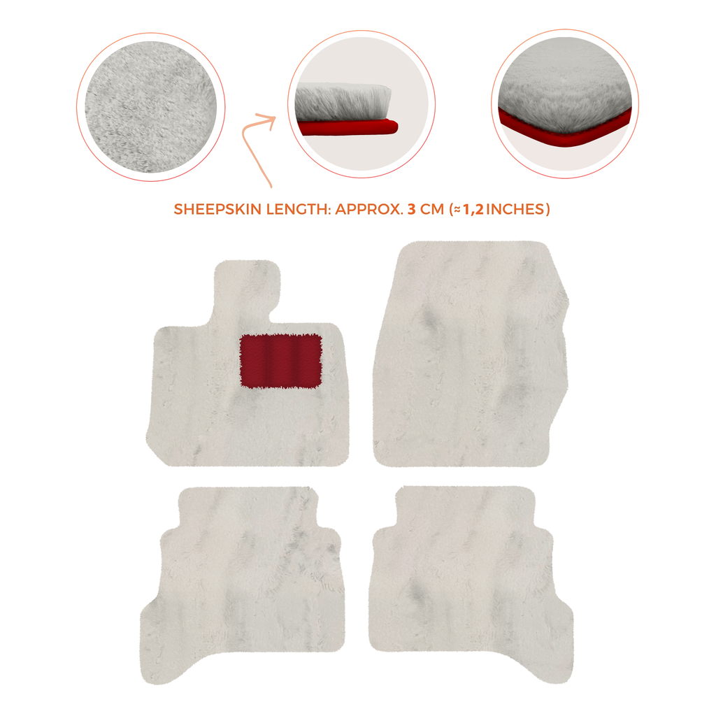 Range Rover Sport L460 (2022-2024) - Sheepskin Length, Various Color Options Custom Fit Premium Velour Floor Mats