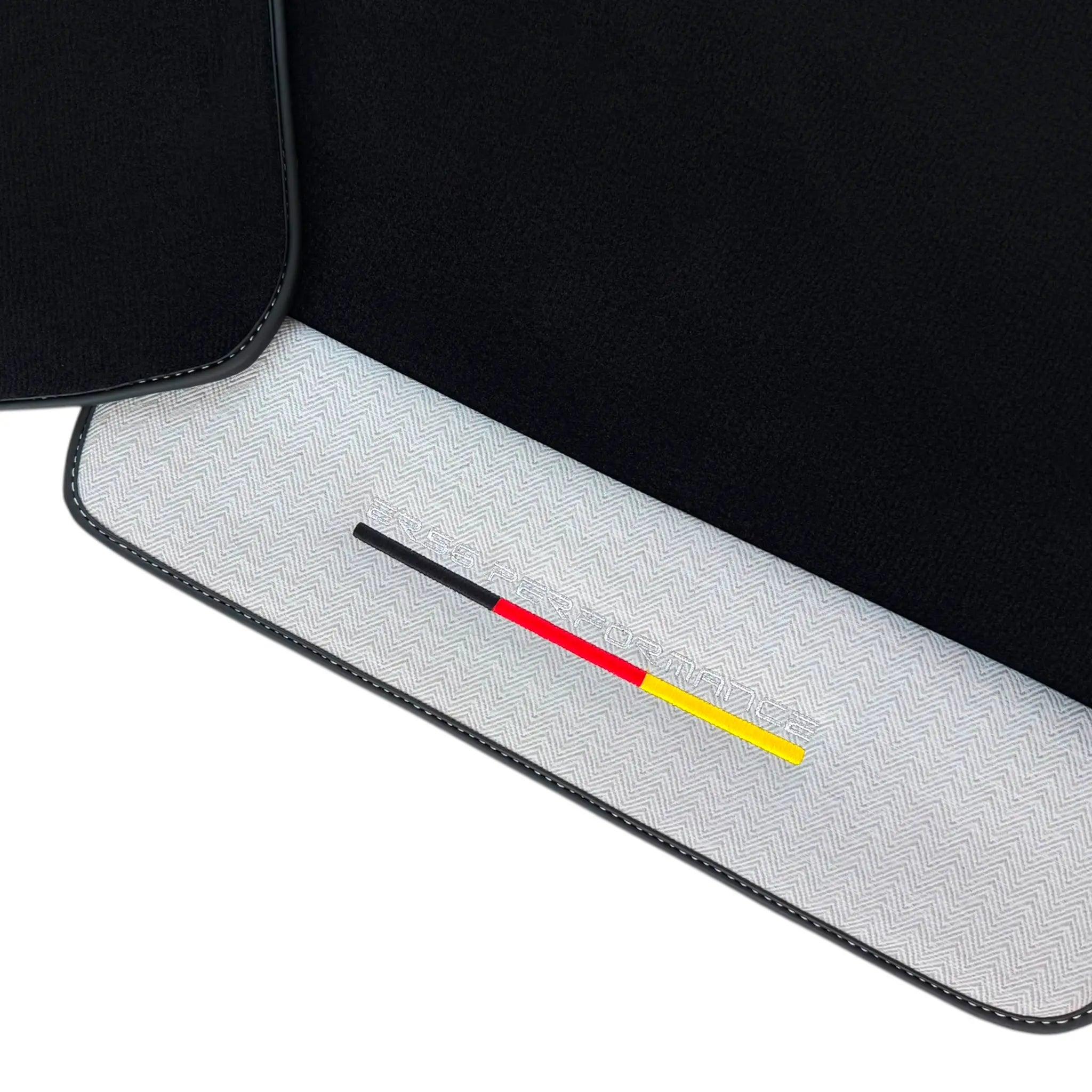 BMW M3 G81 Touring (2022-2026) with Gray Leather Custom Fit Premium Velour Floor Mats