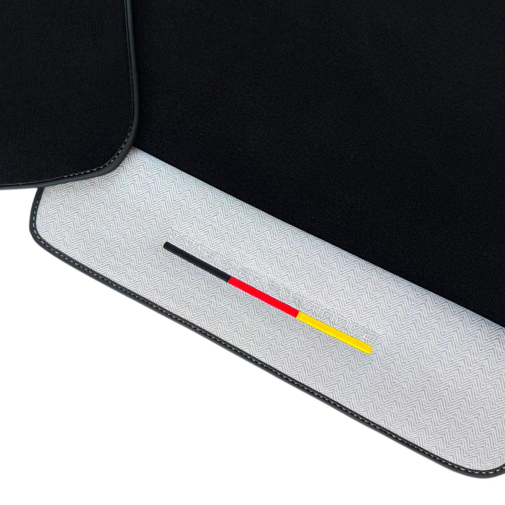 BMW 2 Series U06 (2022-2026) with Gray Leather Custom Fit Premium Velour Floor Mats