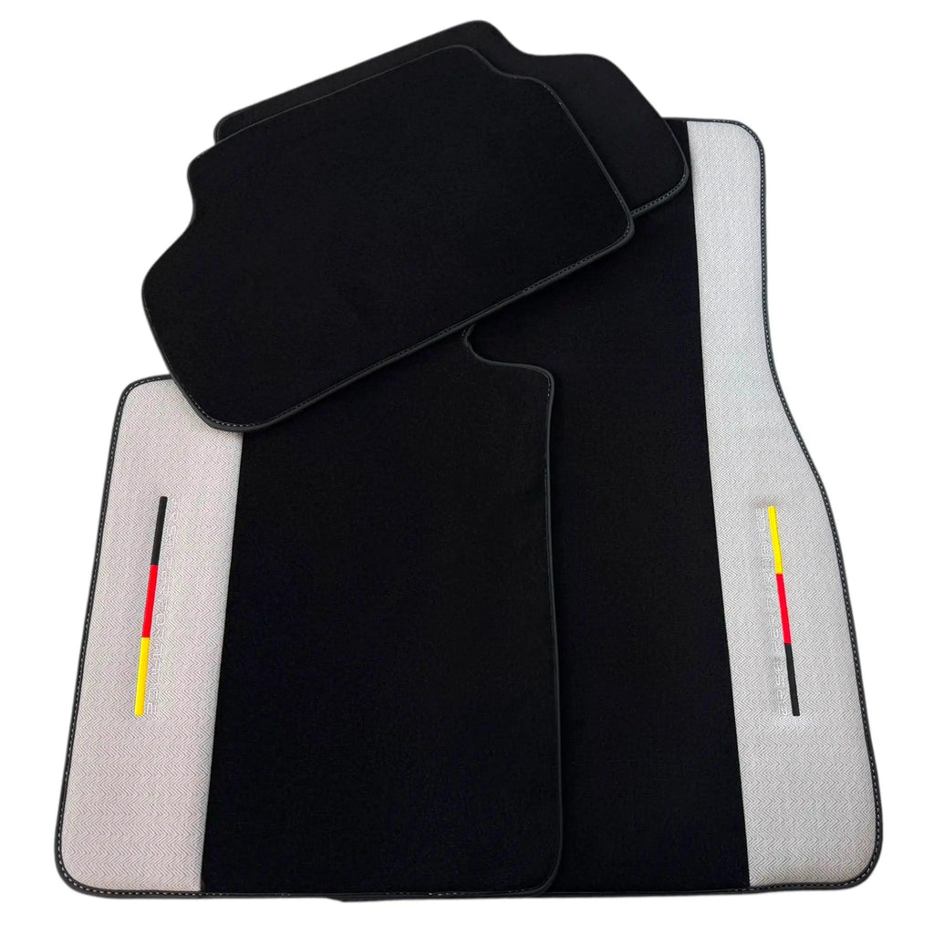 BMW M3 G81 Touring (2022-2026) with Gray Leather Custom Fit Premium Velour Floor Mats