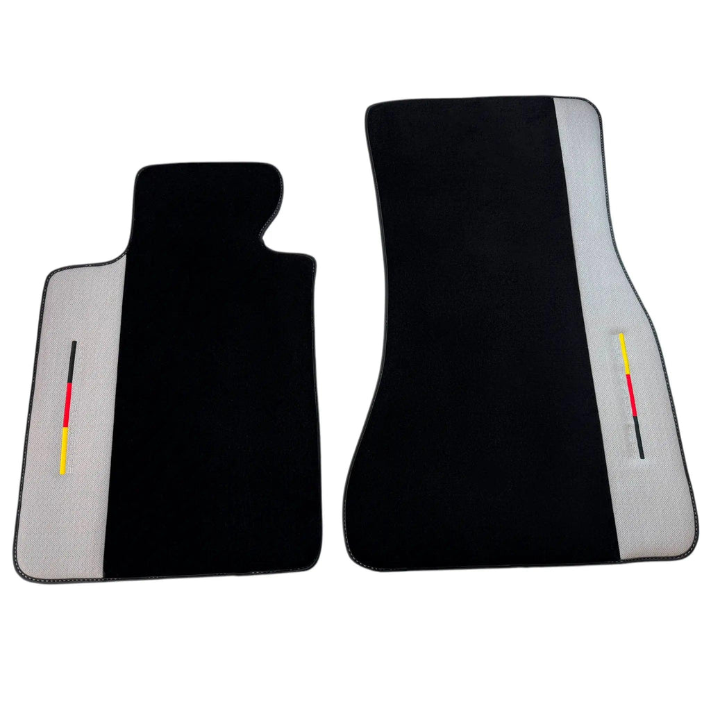 BMW G60 (2023-2026) Sedan with Gray Leather Custom Fit Premium Velour Floor Mats