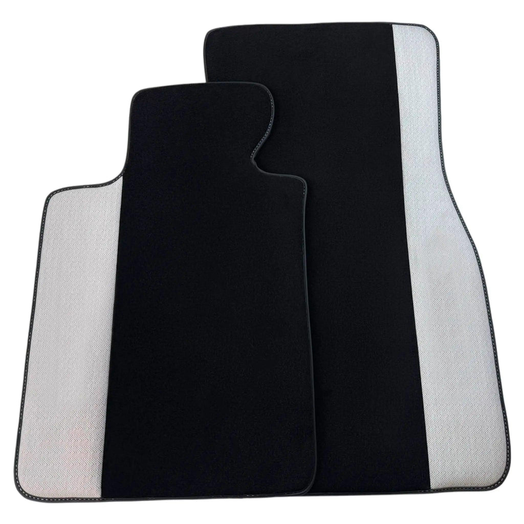 BMW 2 Series U06 (2022-2026) with Gray Leather Borders Custom Fit Premium Velour Floor Mats