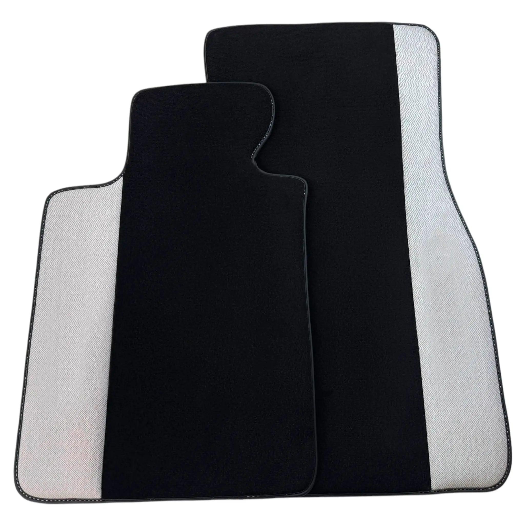 BMW 2 Series U06 (2022-2026) with Gray Leather Borders Custom Fit Premium Velour Floor Mats