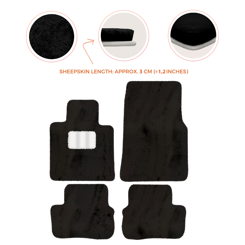Rolls-Royce RR31 Spectre (2023-2026) Electric Coupe - Sheepskin Length, Various Color Options Custom Fit Premium Velour Floor Mats