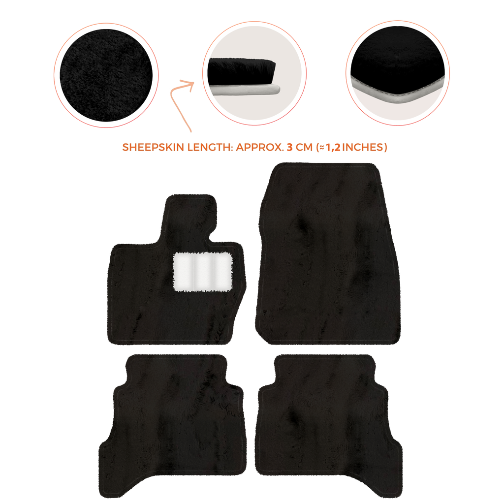 Range Rover Sport L460 (2022-2024) Short/Long Wheelbase - Sheepskin Length, Various Color Options Custom Fit Premium Velour Floor Mats