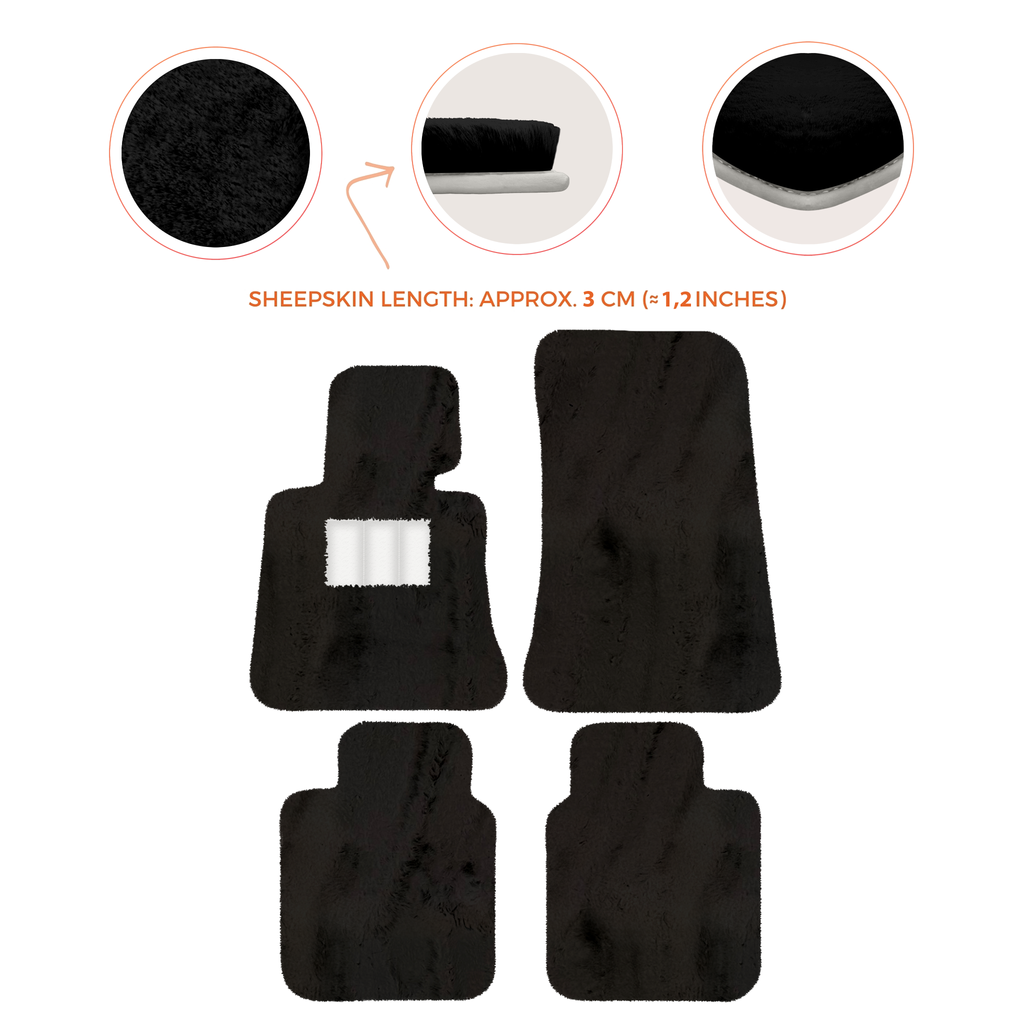 Rolls-Royce Phantom Drophead Coupe (2007-2016) - Sheepskin Length, Various Color Options Custom Fit Premium Velour Floor Mats