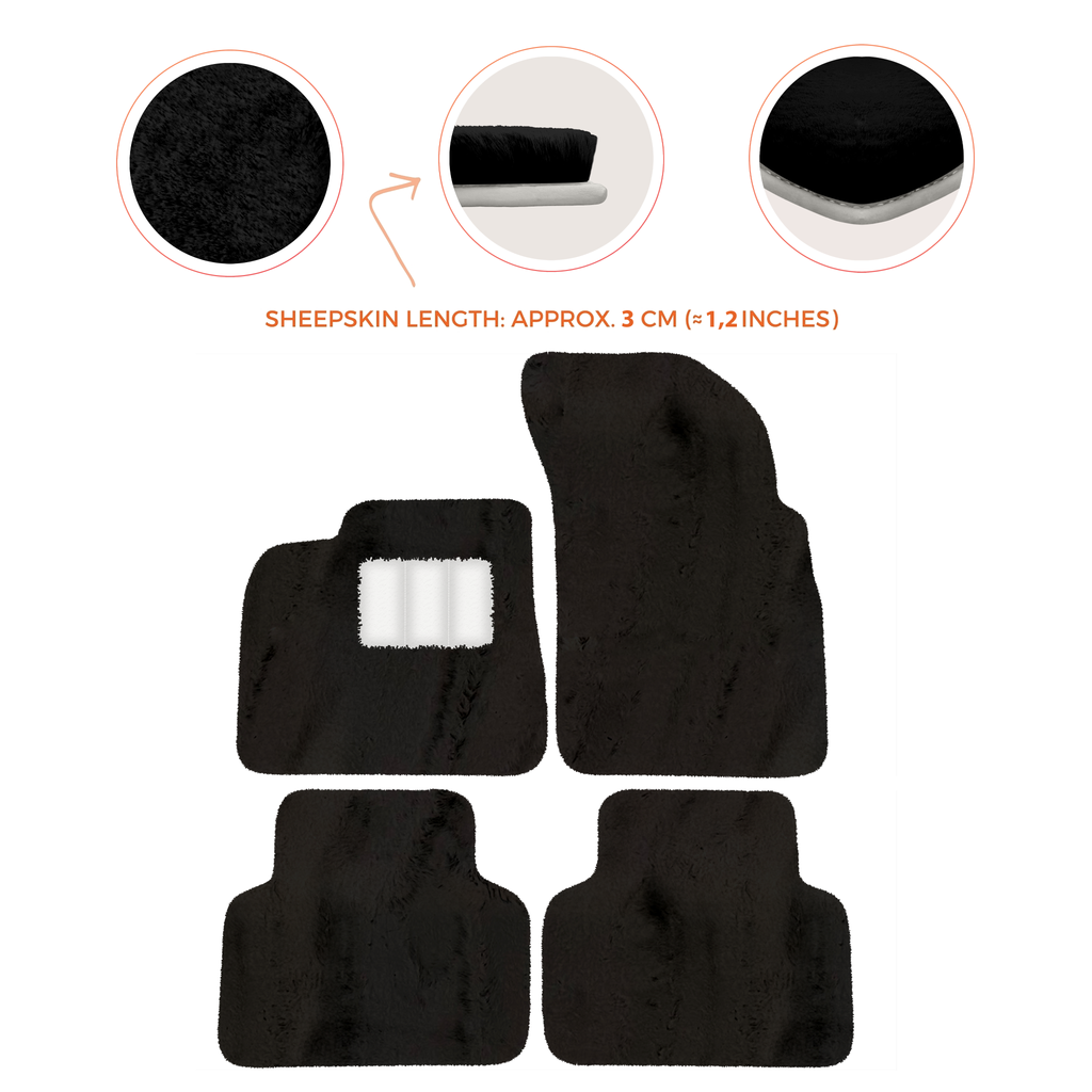 Lamborghini Urus (2018-2026) - Sheepskin Length, Various Color Options Custom Fit Premium Velour Floor Mats