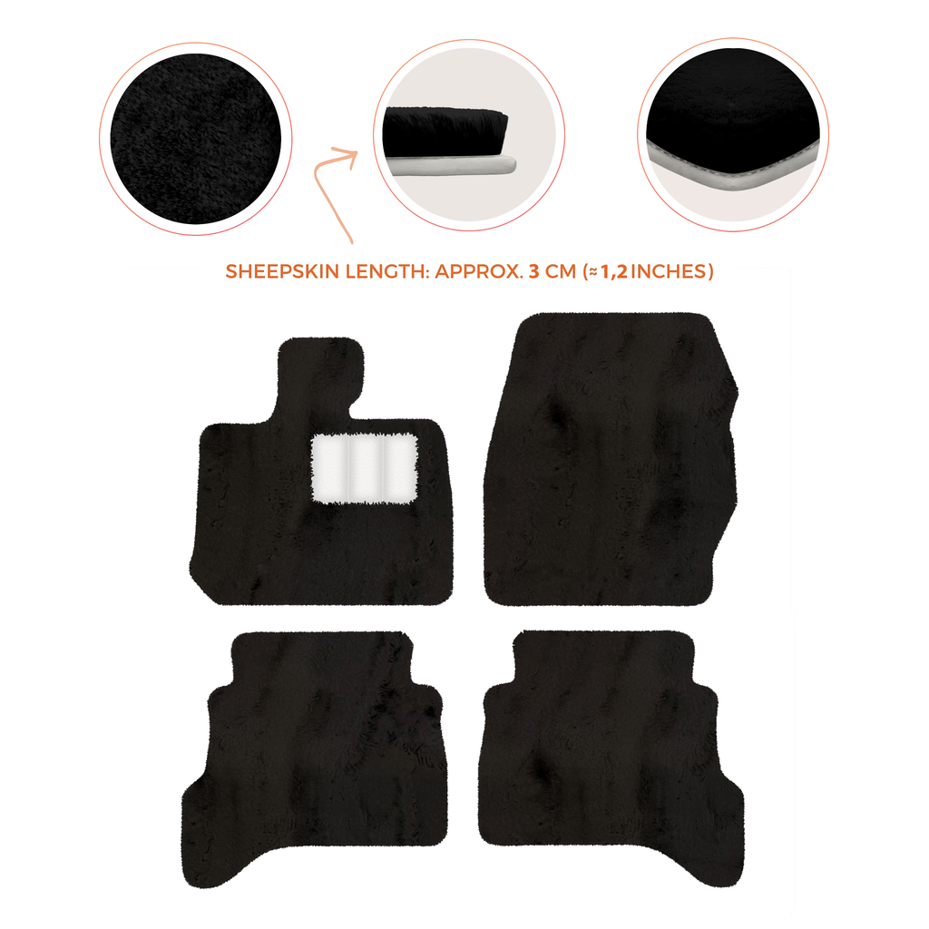 Range Rover Sport L460 (2022-2024) - Sheepskin Length, Various Color Options Custom Fit Premium Velour Floor Mats
