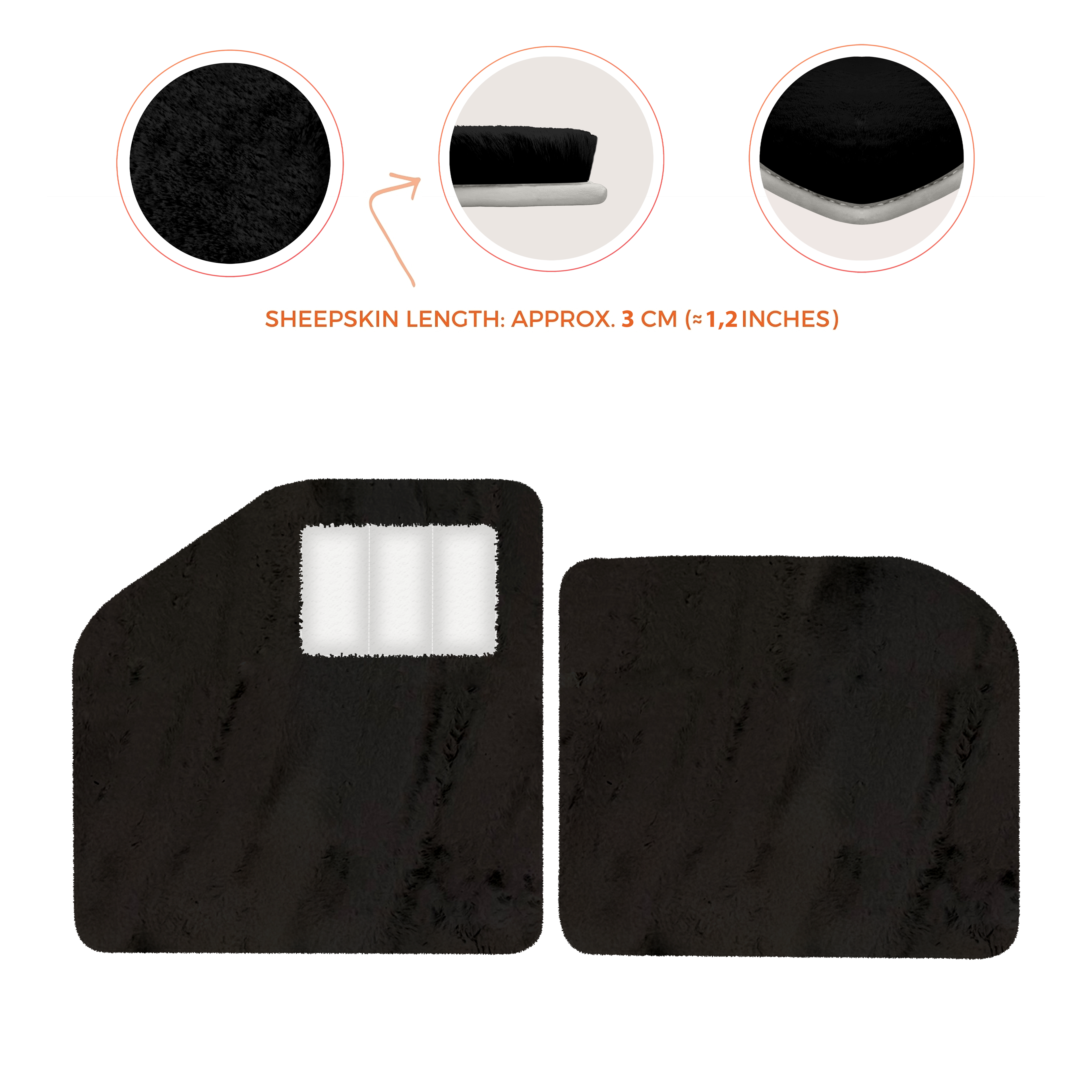 Aston Martin Victor (2020) Coupe - Sheepskin Length, Various Color Options Custom Fit Premium Velour Floor Mats