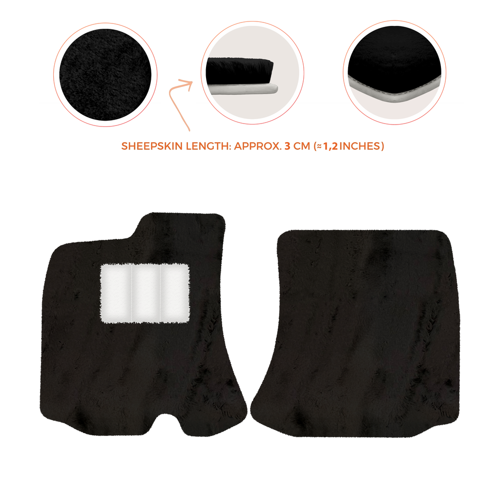 Ferrari Roma (2021-2024) - Sheepskin Length, Various Color Options Custom Fit Premium Velour Floor Mats