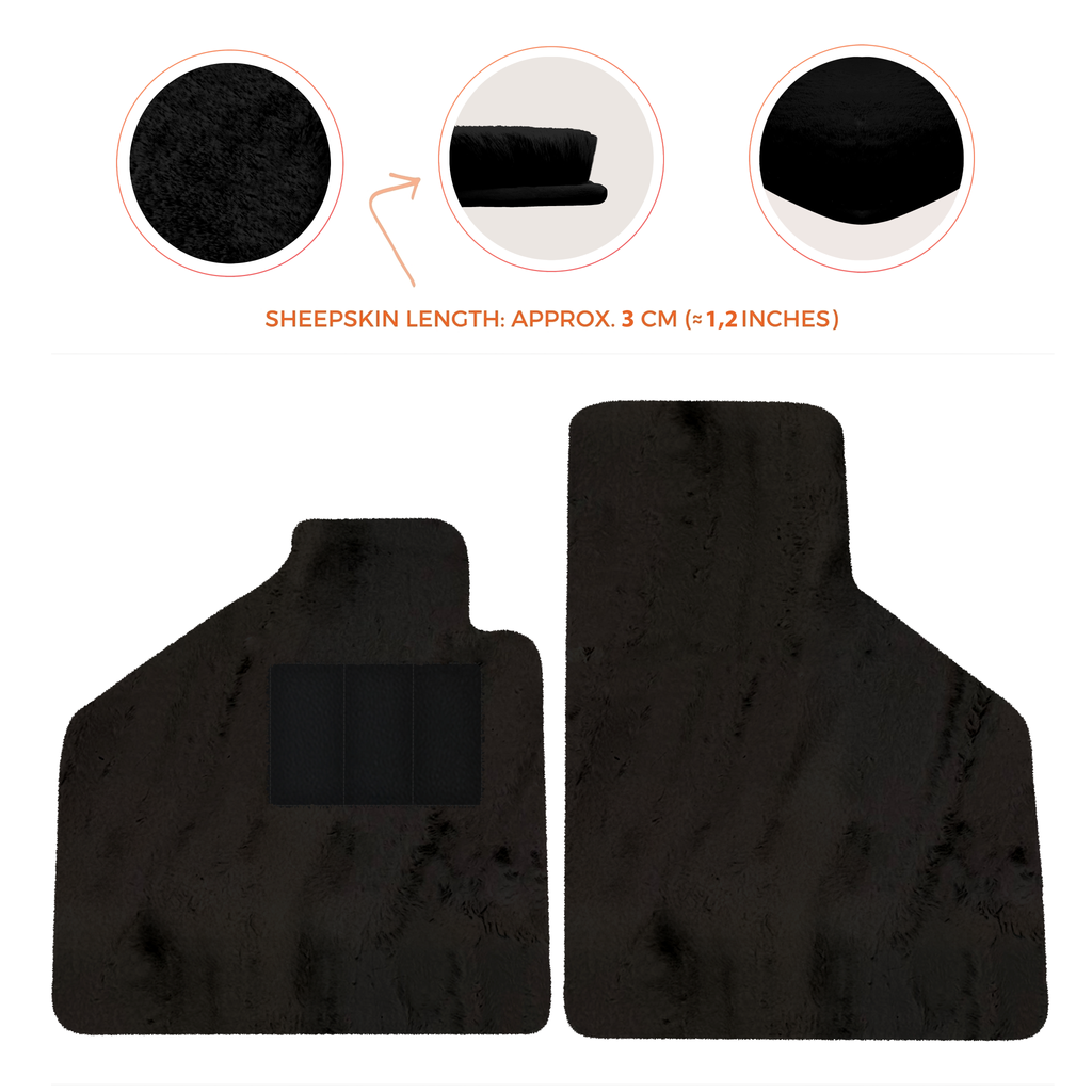 Lamborghini Diablo (1990-2001) - Sheepskin Length, Various Color Options Custom Fit Premium Velour Floor Mats