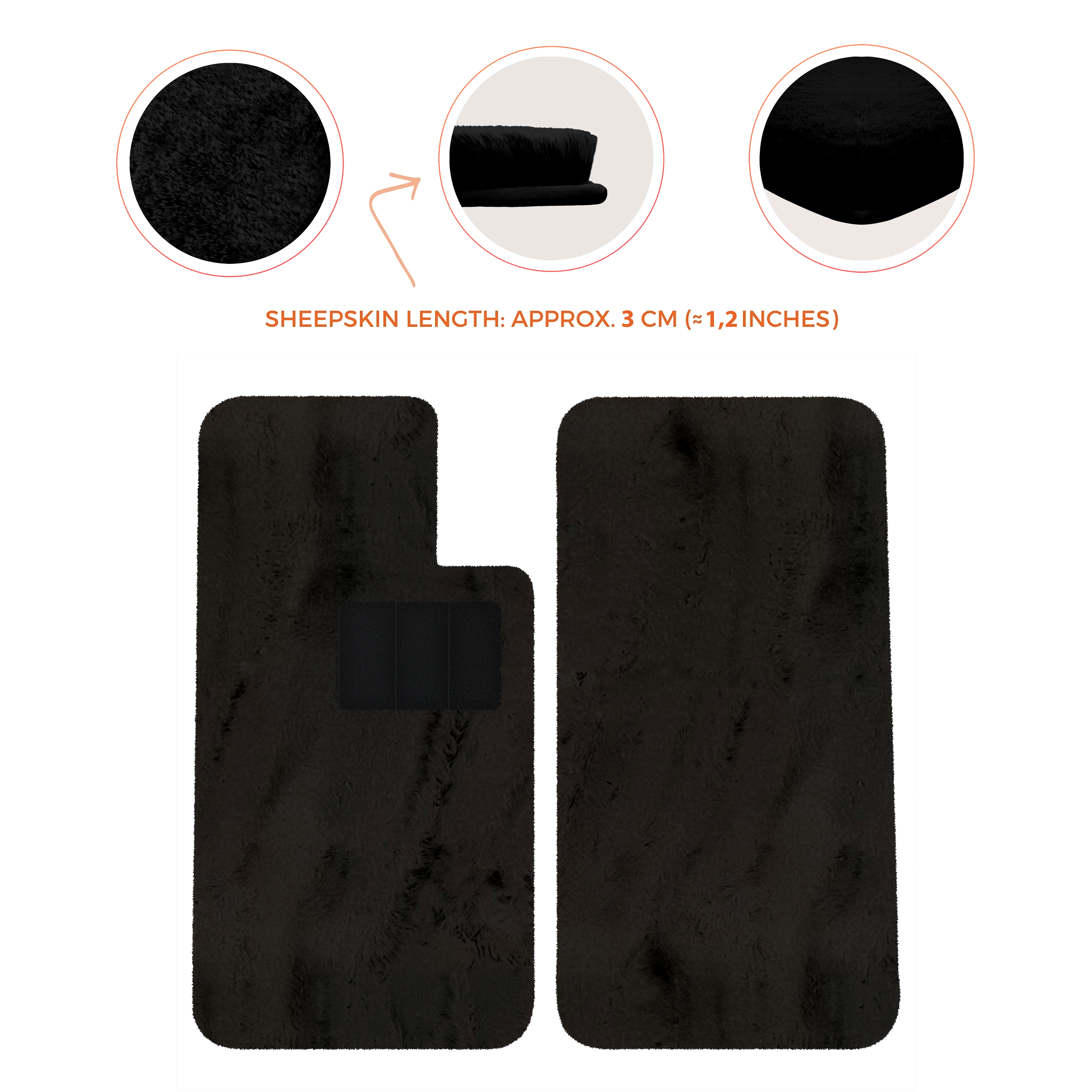 Aston Martin V8 Virage (1989-1995) Coupe - Sheepskin Length, Various Color Options Custom Fit Premium Velour Floor Mats