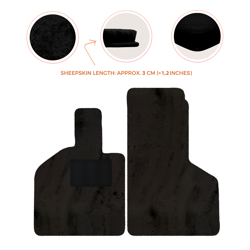Lamborghini Huracan (2014-2023) - Sheepskin Length, Various Color Options Custom Fit Premium Velour Floor Mats