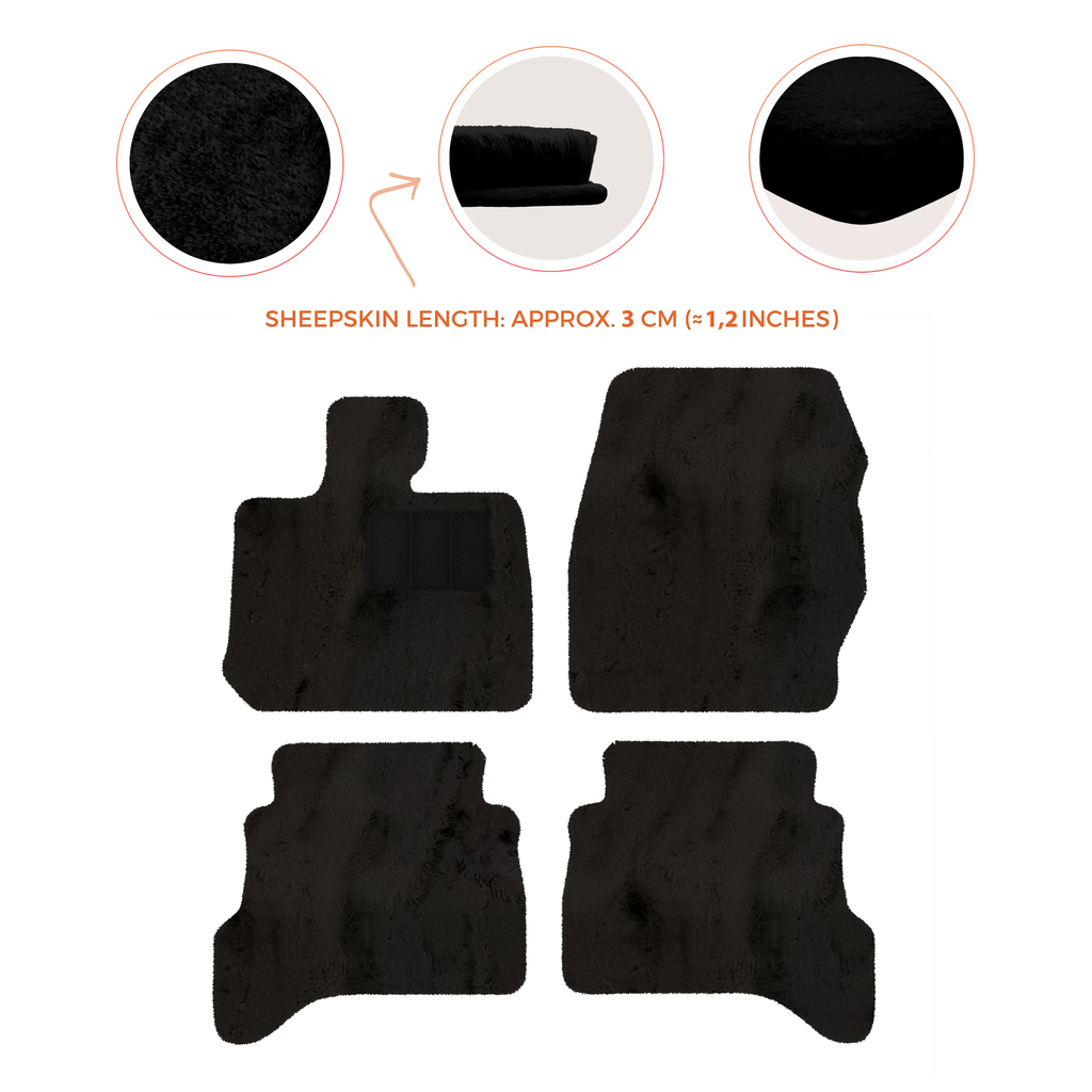 Range Rover Sport L460 (2022-2024) - Sheepskin Length, Various Color Options Custom Fit Premium Velour Floor Mats
