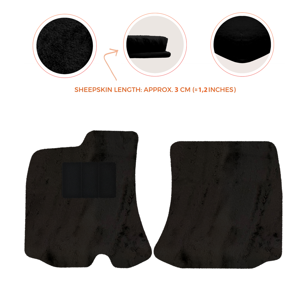 Ferrari Roma (2021-2024) - Sheepskin Length, Various Color Options Custom Fit Premium Velour Floor Mats