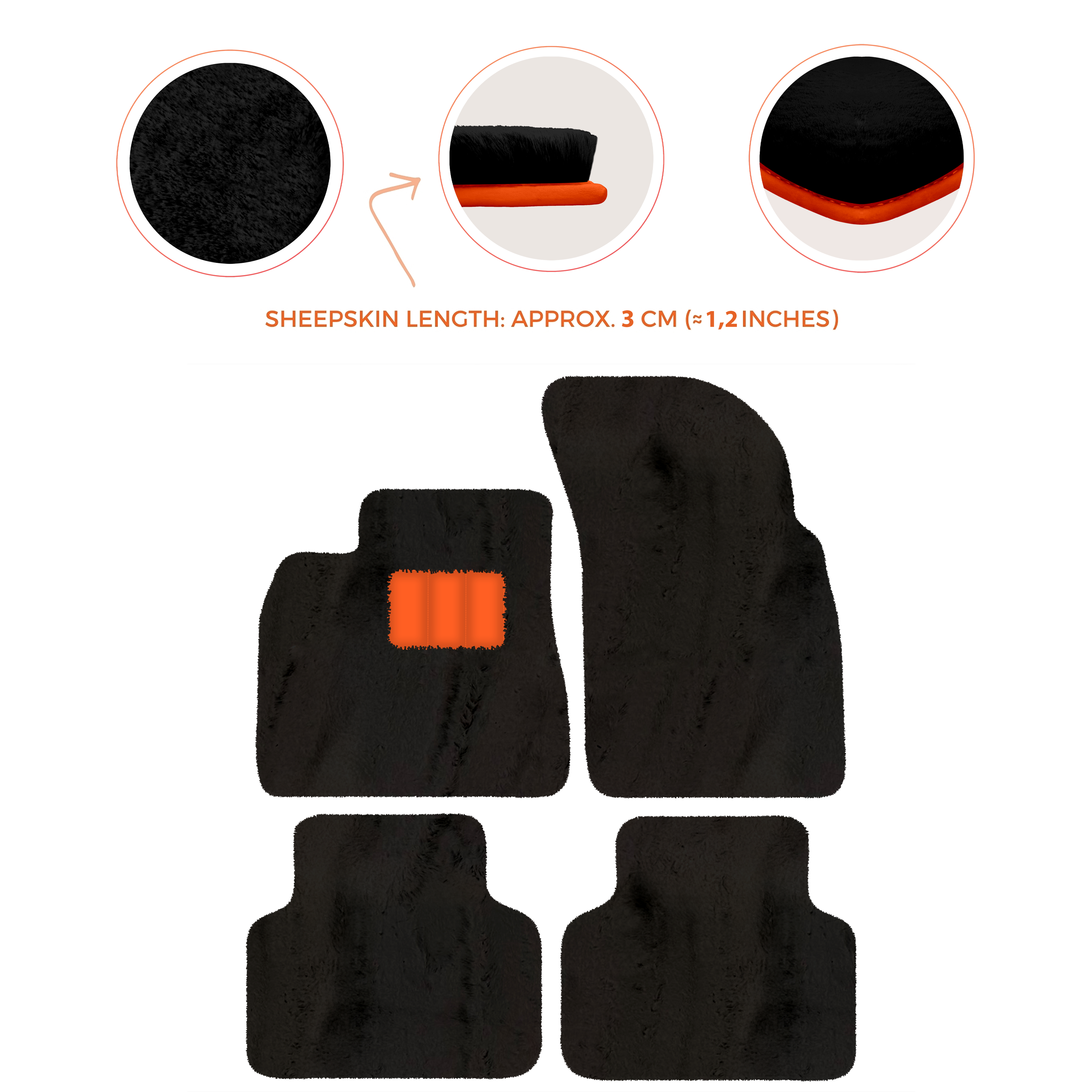 Bentley Bentayga (2015-2023) - Sheepskin Length, Various Color Options Custom Fit Premium Velour Floor Mats