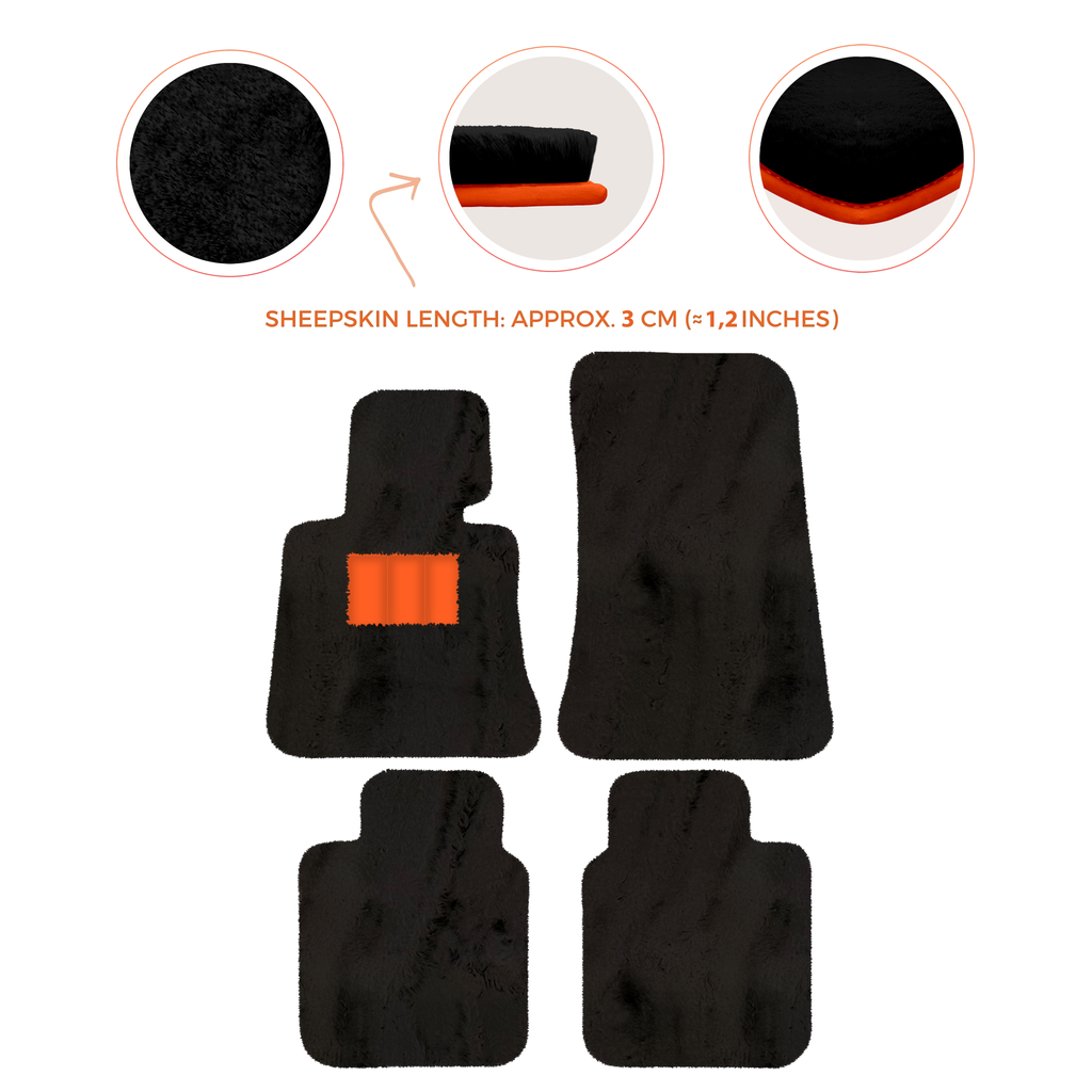 Rolls-Royce Phantom Drophead Coupe (2007-2016) - Sheepskin Length, Various Color Options Custom Fit Premium Velour Floor Mats
