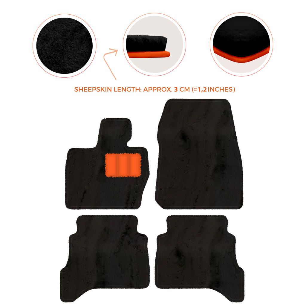 Range Rover Sport L460 (2022-2024) Short/Long Wheelbase - Sheepskin Length, Various Color Options Custom Fit Premium Velour Floor Mats