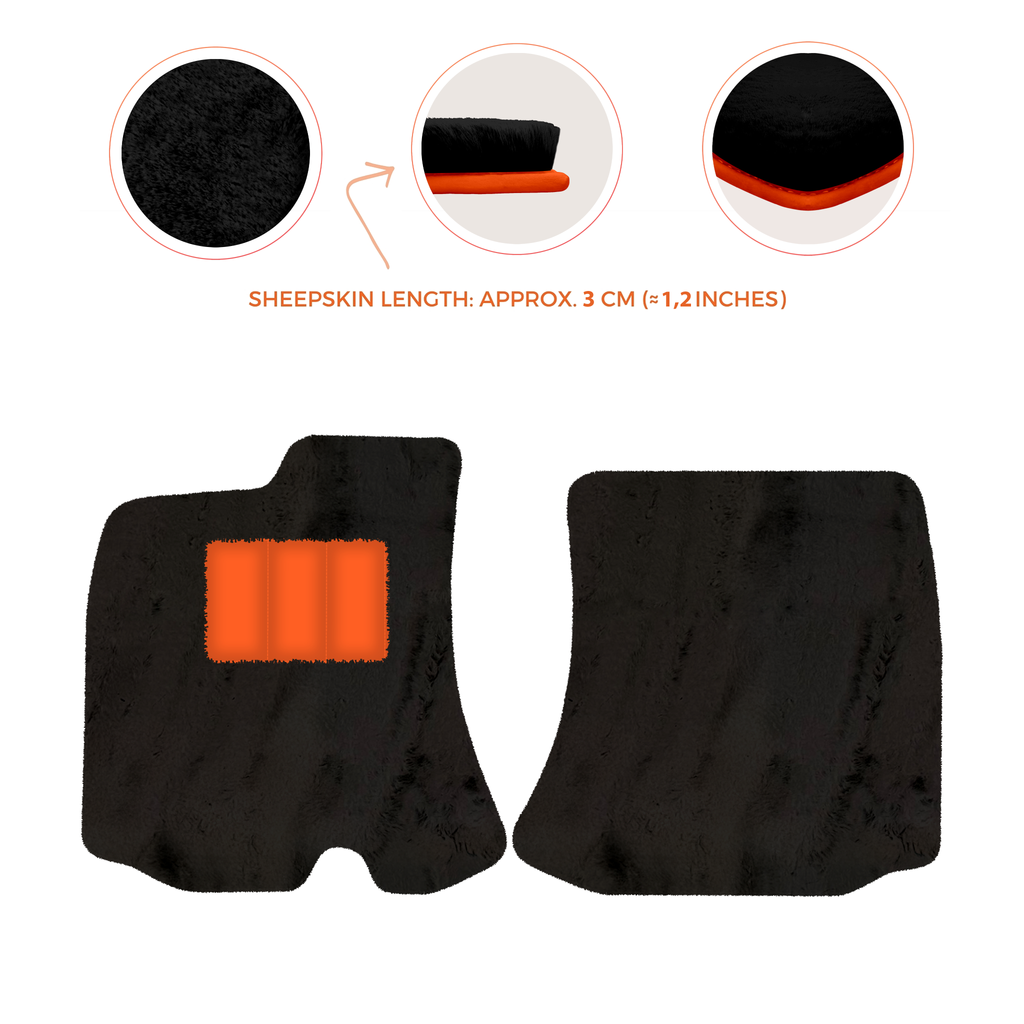 Ferrari Roma (2021-2024) - Sheepskin Length, Various Color Options Custom Fit Premium Velour Floor Mats