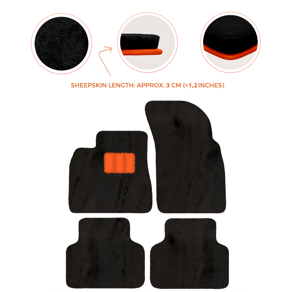 Bentley Bentayga (2015-2023) - Sheepskin Length, Various Color Options Custom Fit Premium Velour Floor Mats