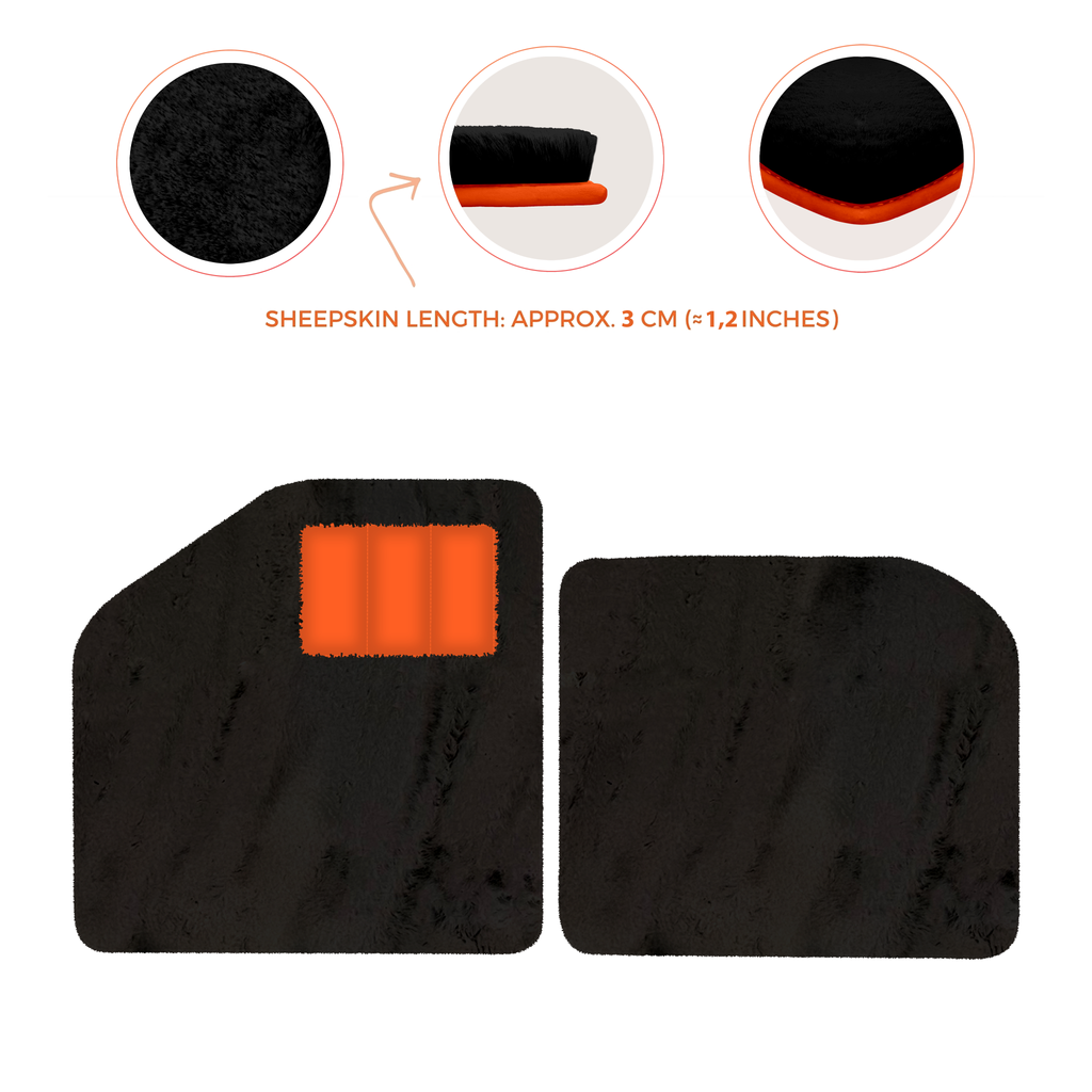Aston Martin Valkyrie (2021-2026) Hypercar - Sheepskin Length, Various Color Options Custom Fit Premium Velour Floor Mats