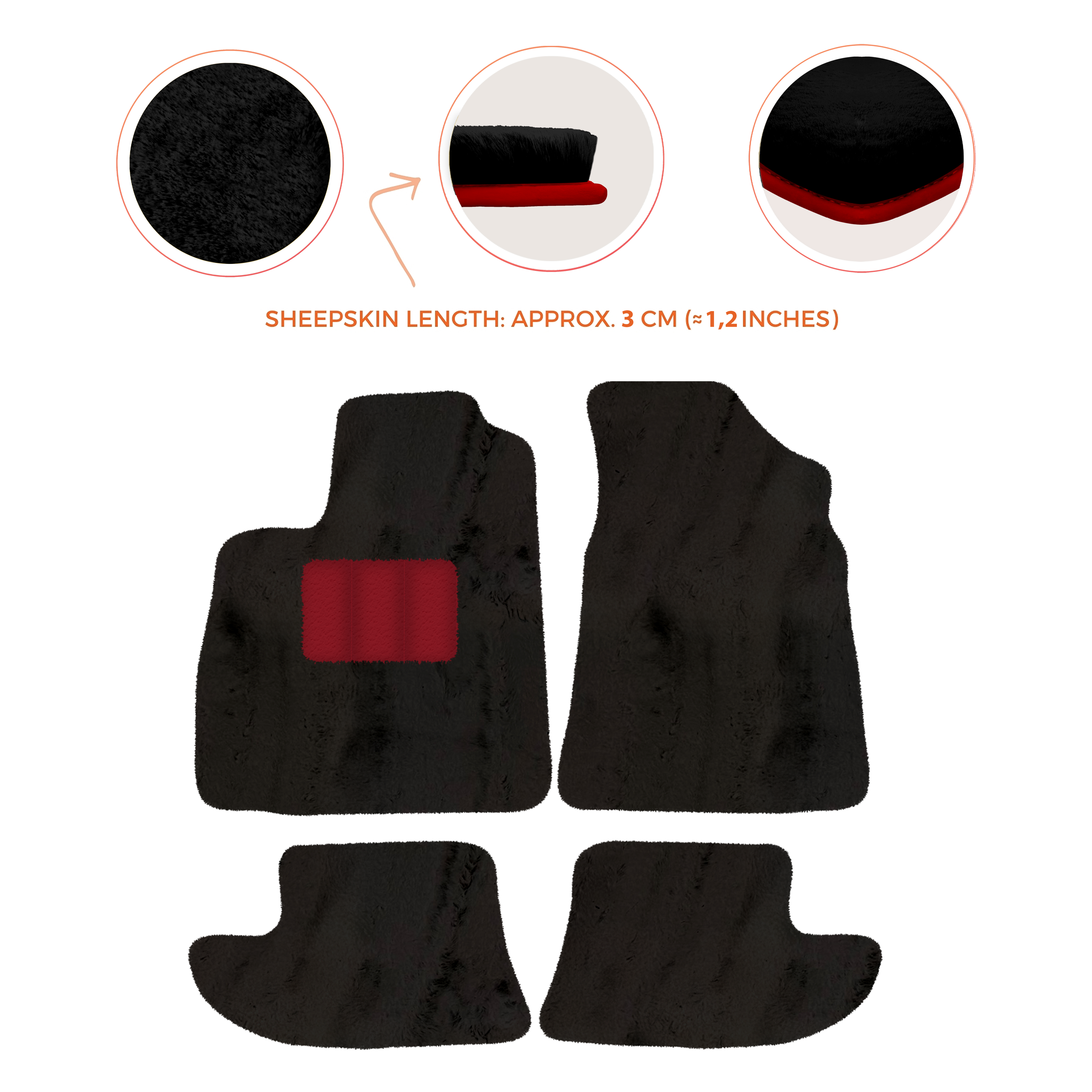Bentley Continental GTC (2006â€“2011) - Sheepskin Length, Various Color Options Custom Fit Premium Velour Floor Mats
