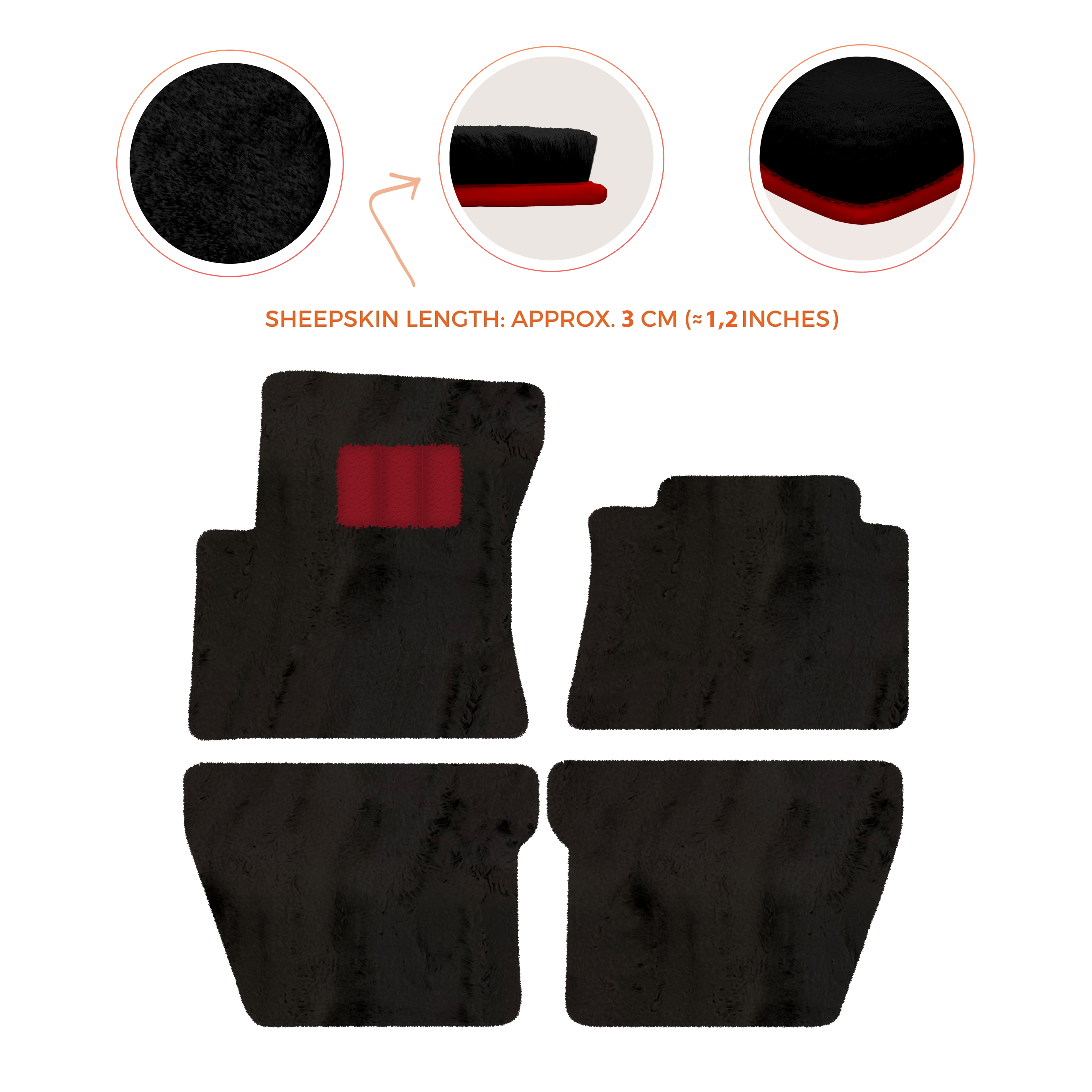 Bentley Mulsanne (2010â€“2020) - Sheepskin Length, Various Color Options Custom Fit Premium Velour Floor Mats