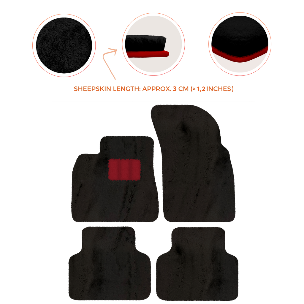 Bentley Bentayga (2015-2023) - Sheepskin Length, Various Color Options Custom Fit Premium Velour Floor Mats