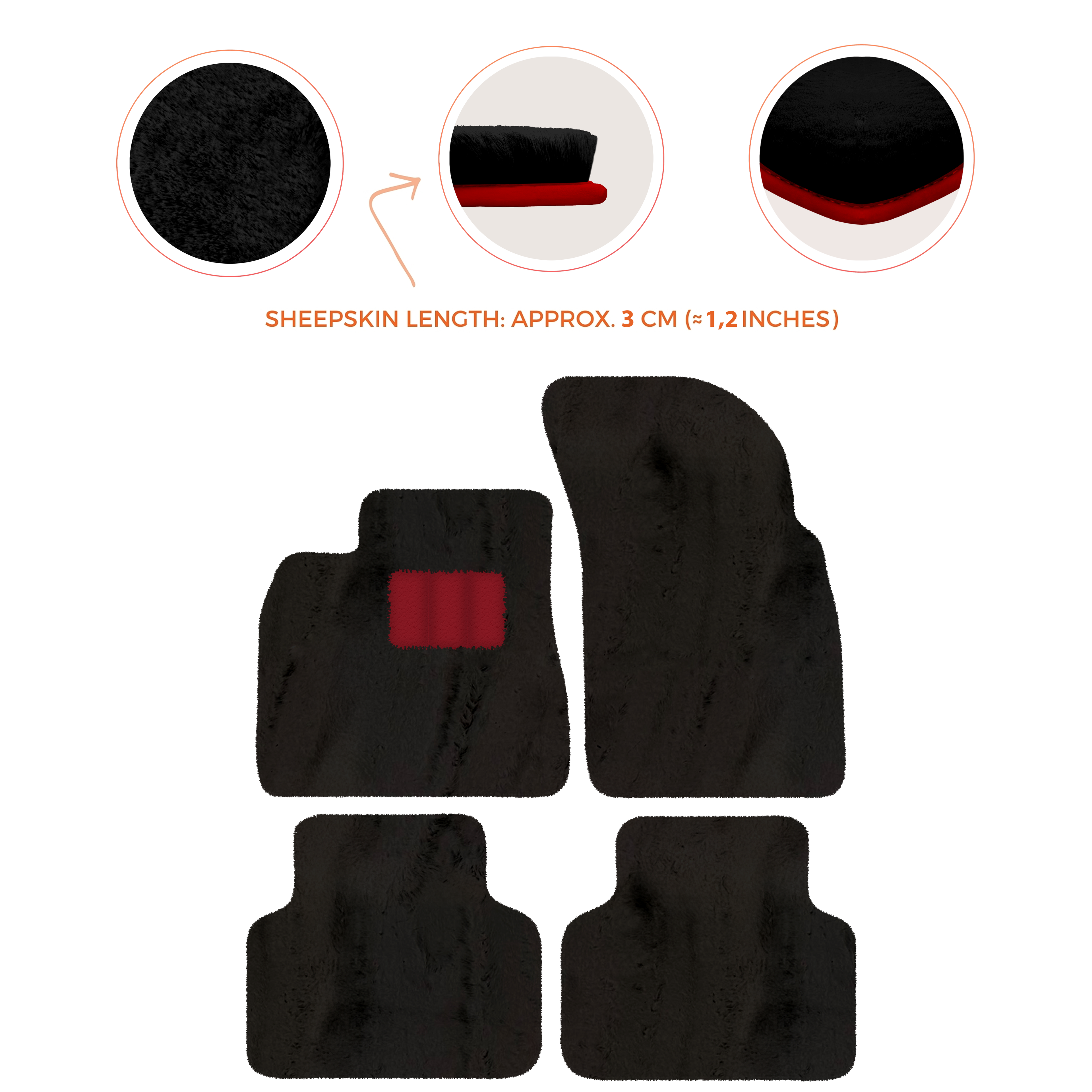 Bentley Bentayga (2015-2023) - Sheepskin Length, Various Color Options Custom Fit Premium Velour Floor Mats