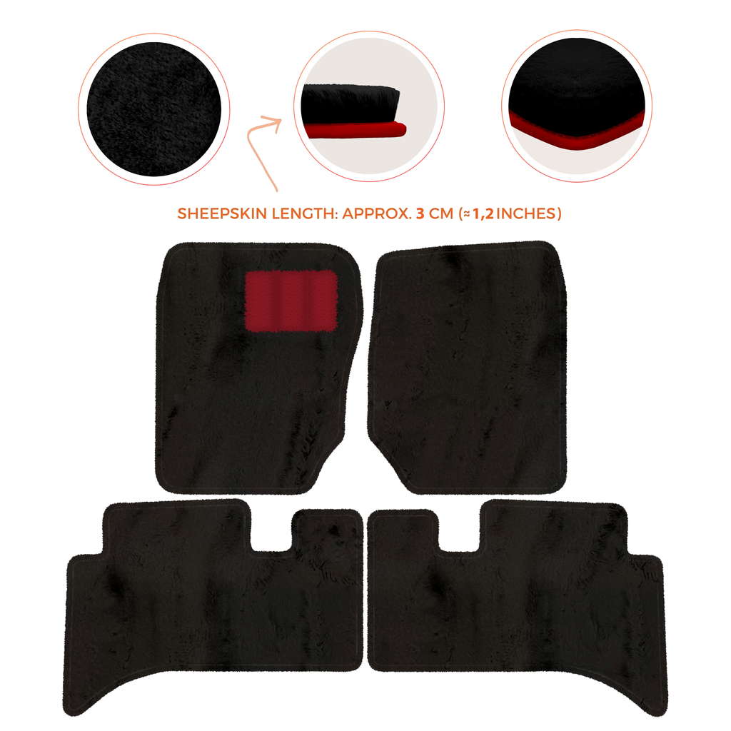 Range Rover (1994-2002) - Sheepskin Length, Various Color Options Custom Fit Premium Velour Floor Mats