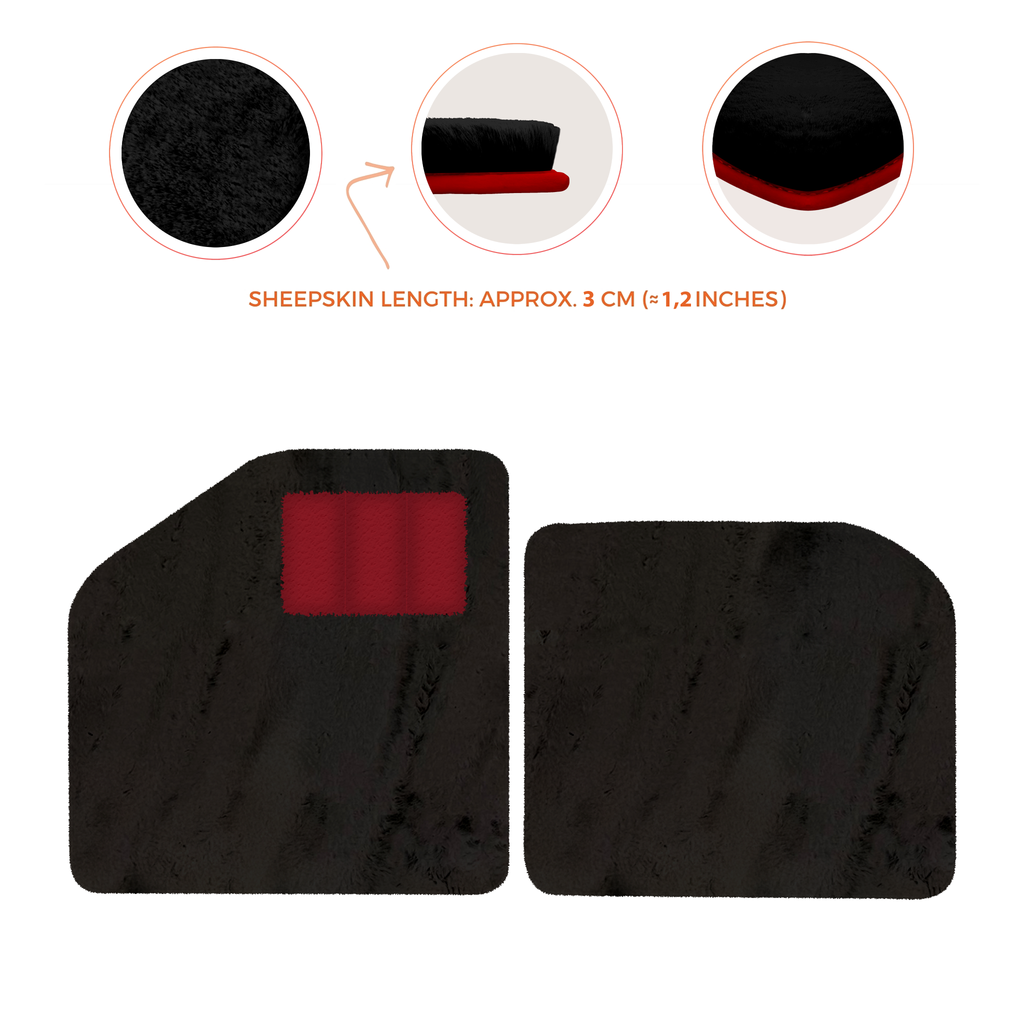 Aston Martin Victor (2020) Coupe - Sheepskin Length, Various Color Options Custom Fit Premium Velour Floor Mats
