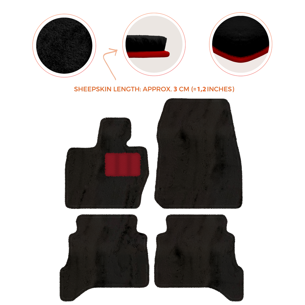 Range Rover Sport L460 (2022-2024) Short/Long Wheelbase - Sheepskin Length, Various Color Options Custom Fit Premium Velour Floor Mats