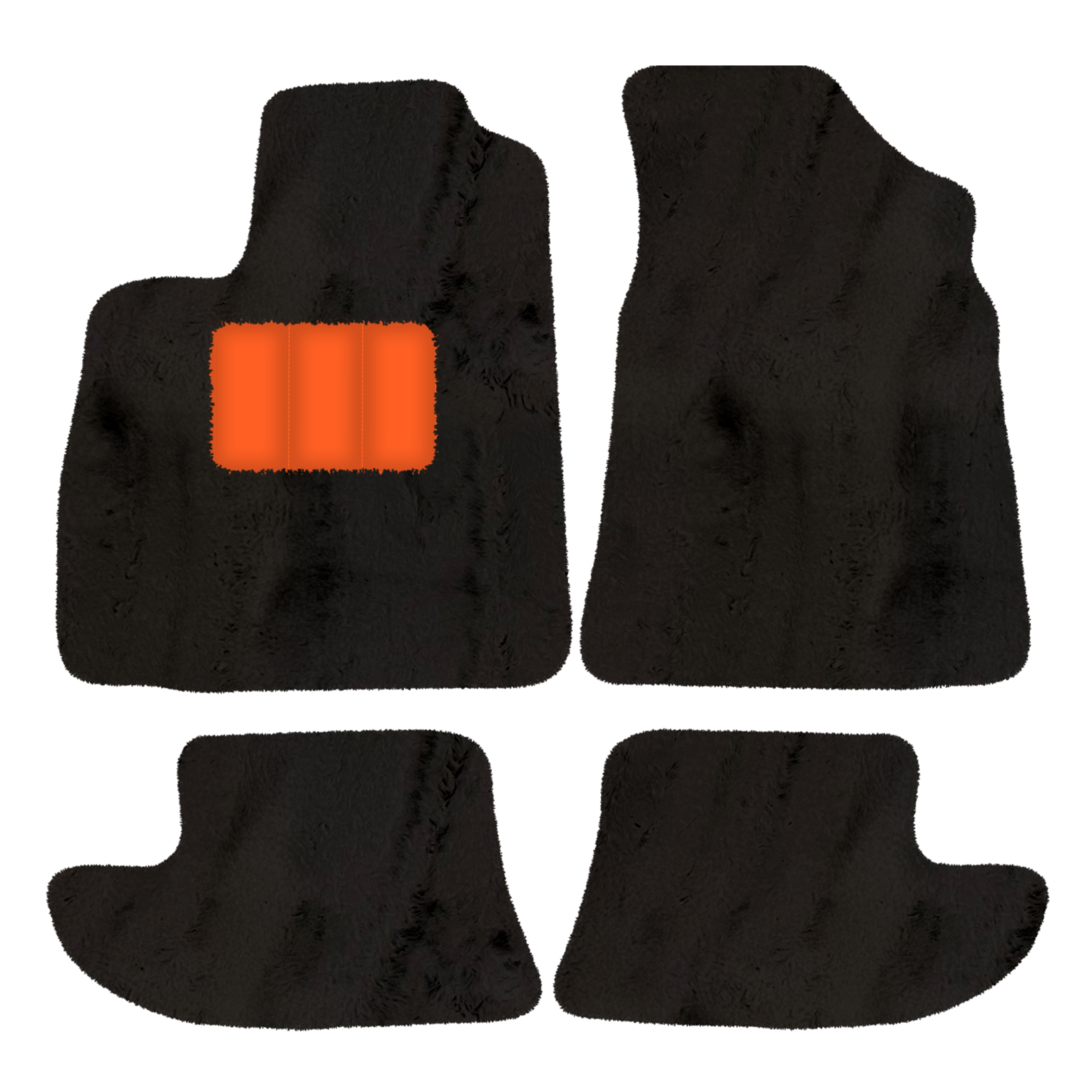 Bentley Continental GTC (2011-2018) - Sheepskin Length, Various Color Options Custom Fit Premium Velour Floor Mats
