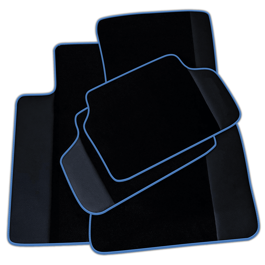 BMW G60 (2023-2026) Sedan Sedan (2016-2023) with Leather | Various Trim Colors Custom Fit Premium Velour Floor Mats
