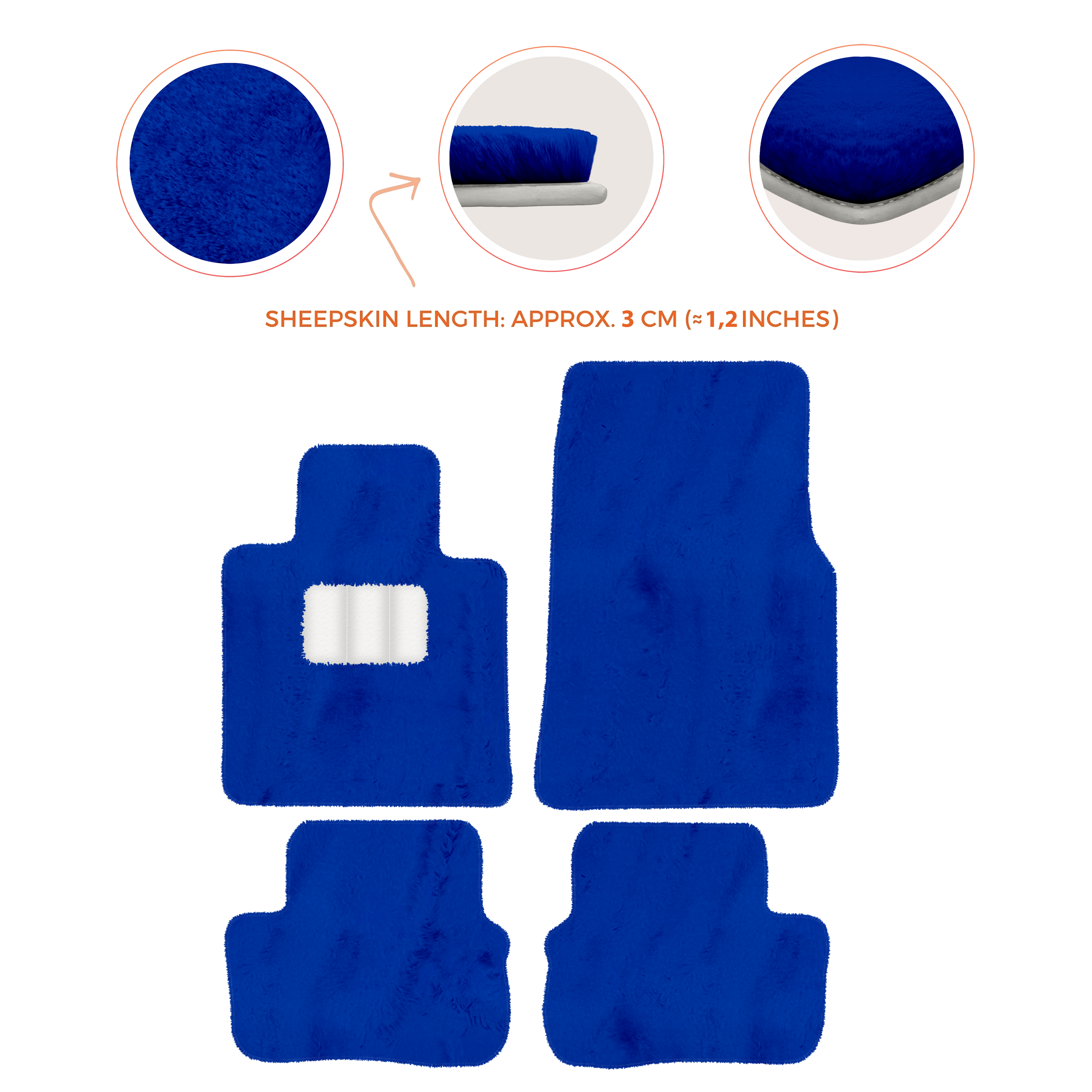 Rolls-Royce RR31 Spectre (2023-2026) Electric Coupe - Sheepskin Length, Various Color Options Custom Fit Premium Velour Floor Mats