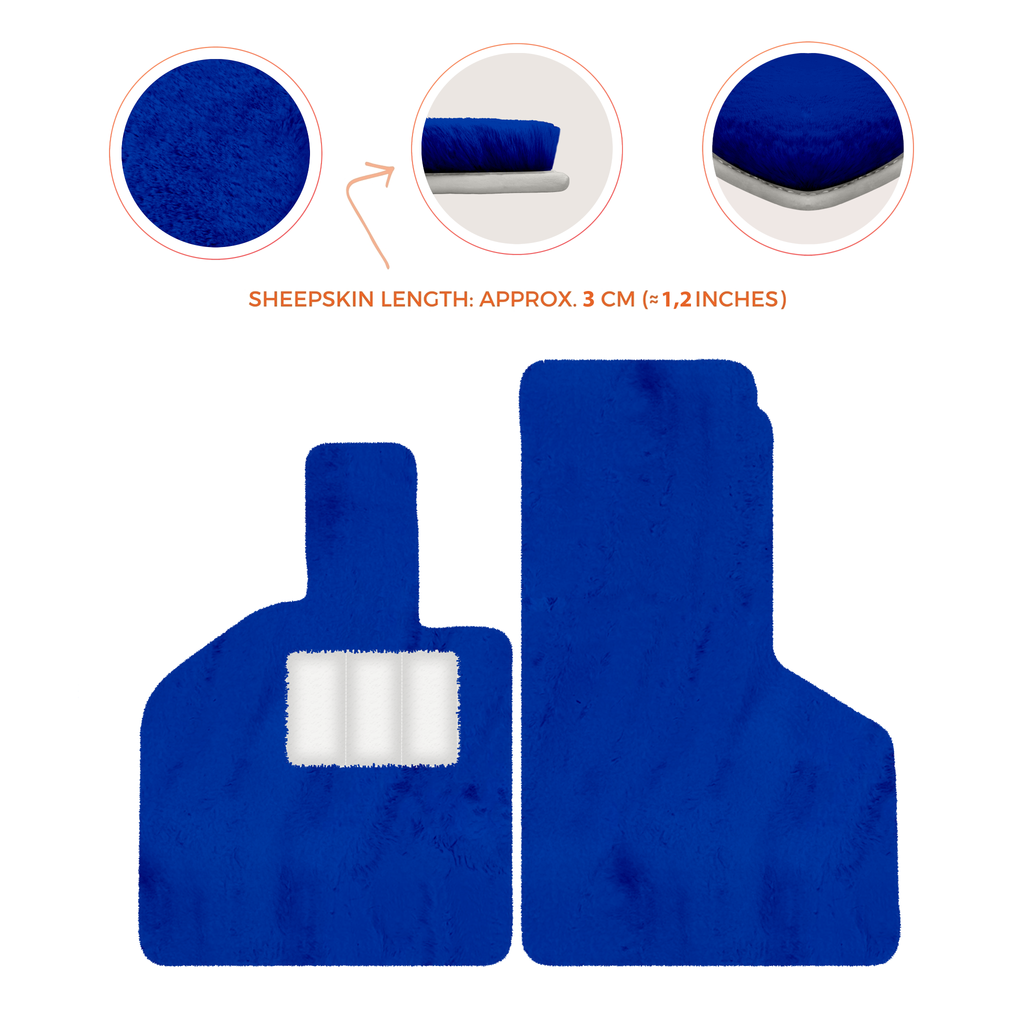 Lamborghini Huracan (2014-2023) - Sheepskin Length, Various Color Options Custom Fit Premium Velour Floor Mats