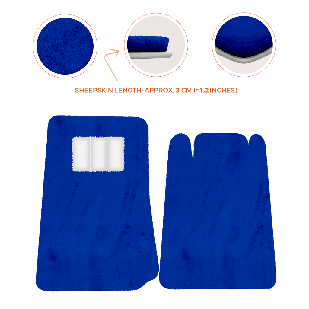 Lamborghini Espada (1968-1978) - Sheepskin Length, Various Color Options Custom Fit Premium Velour Floor Mats