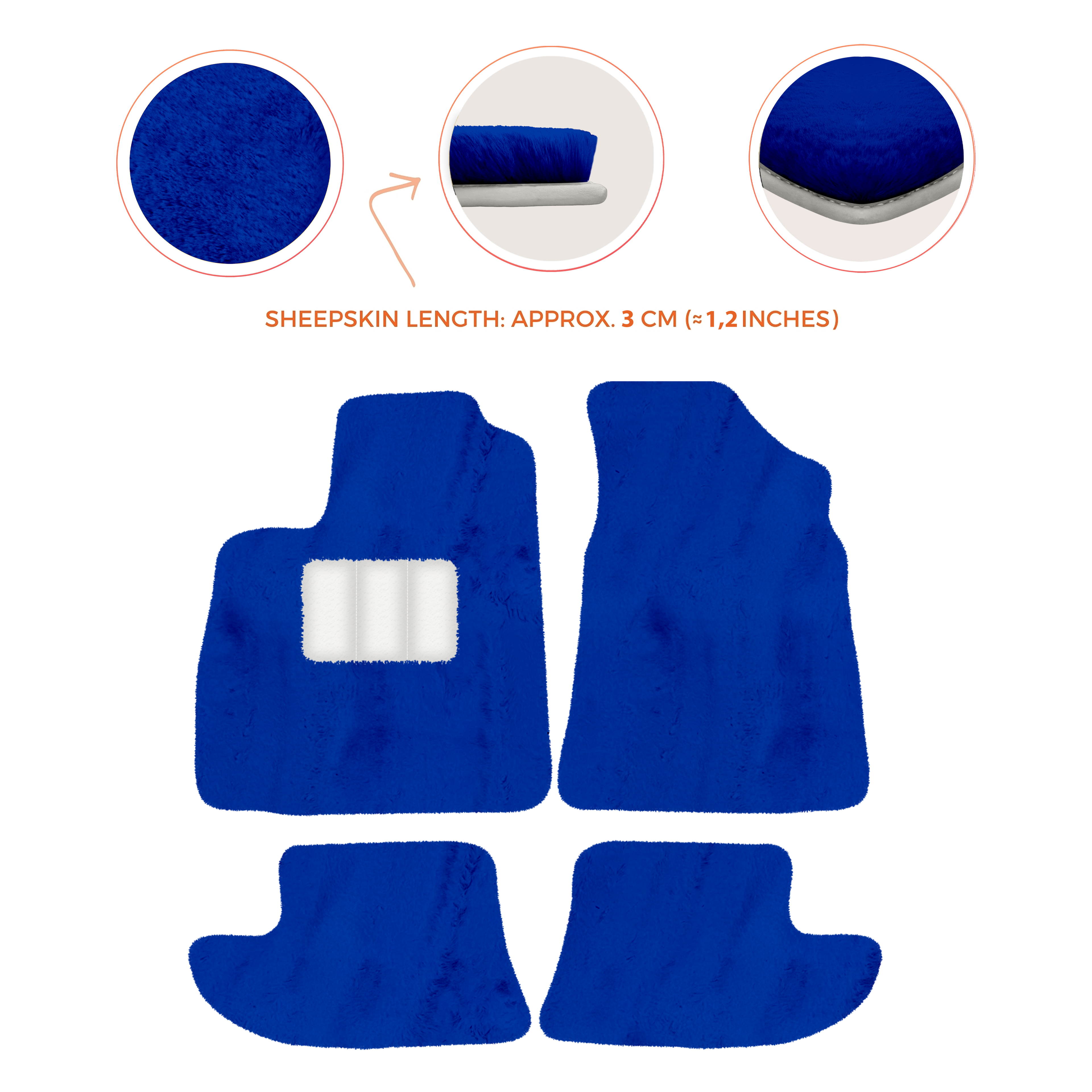 Bentley Continental GTC (2006â€“2011) - Sheepskin Length, Various Color Options Custom Fit Premium Velour Floor Mats
