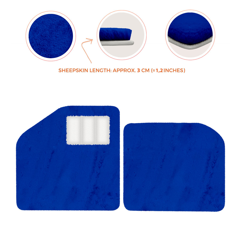 Aston Martin One-77 (2009-2012) Supercar - Sheepskin Length, Various Color Options Custom Fit Premium Velour Floor Mats