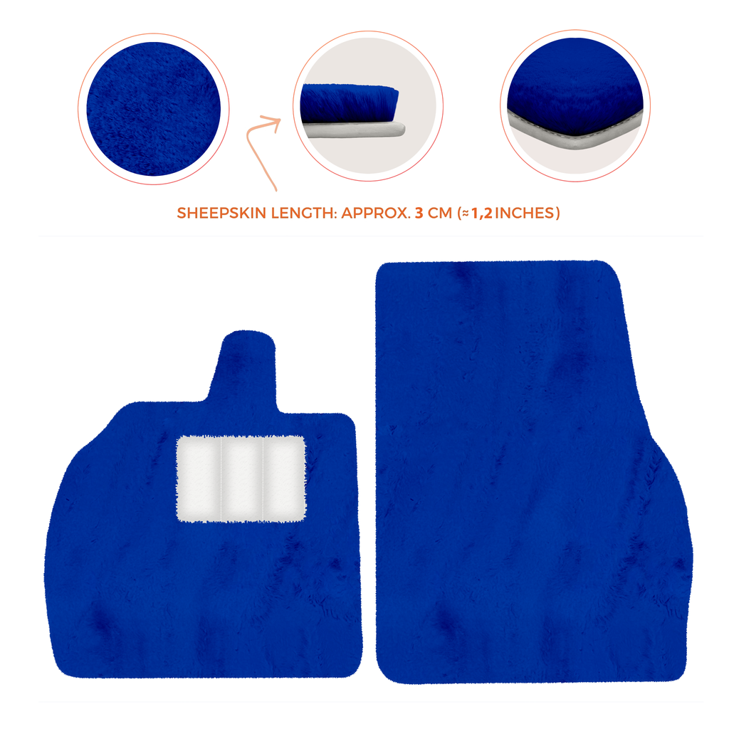 Lamborghini Temerario (2025-2026) - Sheepskin Length, Various Color Options Custom Fit Premium Velour Floor Mats