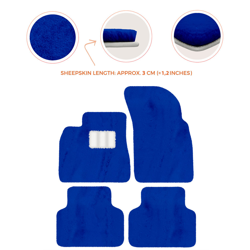 Bentley Bentayga (2015-2023) - Sheepskin Length, Various Color Options Custom Fit Premium Velour Floor Mats