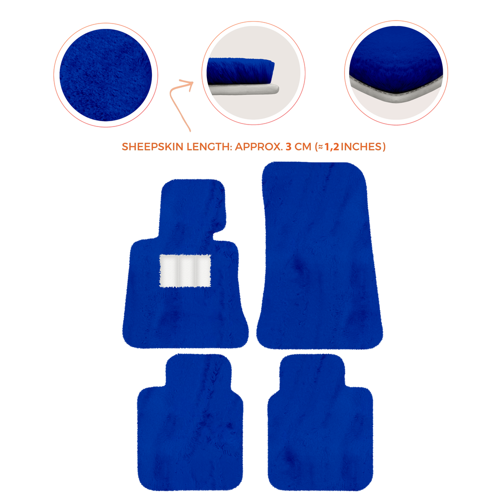 Rolls-Royce Phantom Drophead Coupe (2007-2016) - Sheepskin Length, Various Color Options Custom Fit Premium Velour Floor Mats
