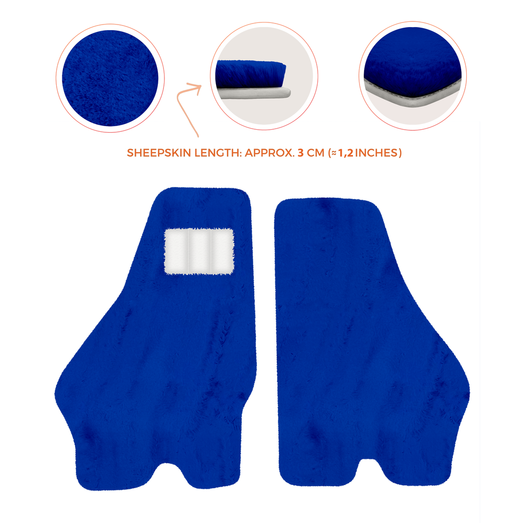 Lamborghini Jalpa (1981-1988) - Sheepskin Length, Various Color Options Custom Fit Premium Velour Floor Mats