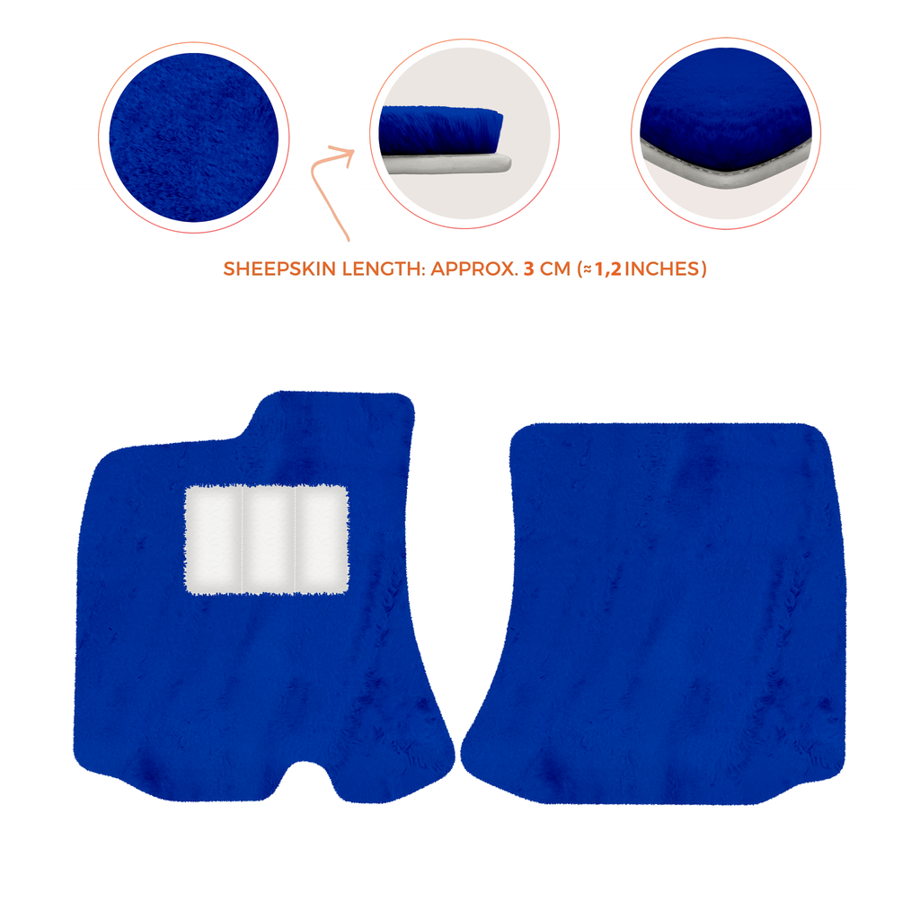 Ferrari Roma (2021-2024) - Sheepskin Length, Various Color Options Custom Fit Premium Velour Floor Mats