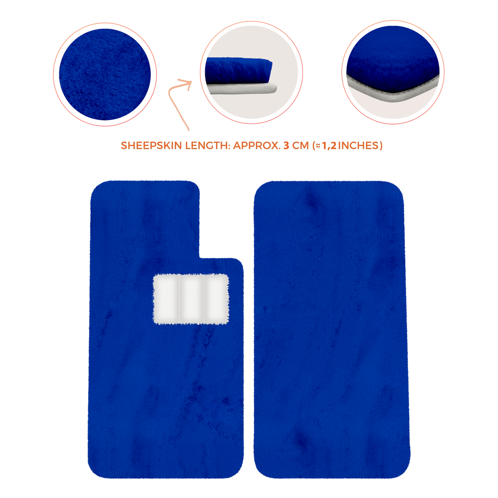 Aston Martin V8 Virage (1989-1995) Coupe - Sheepskin Length, Various Color Options Custom Fit Premium Velour Floor Mats