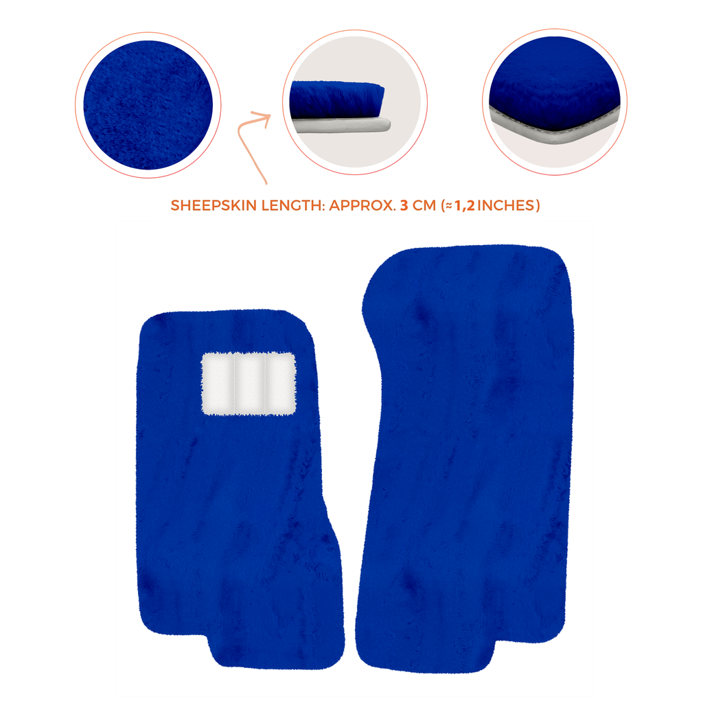 Aston Martin V8 Coupe Special (1996-2000) - Sheepskin Length, Various Color Options Custom Fit Premium Velour Floor Mats