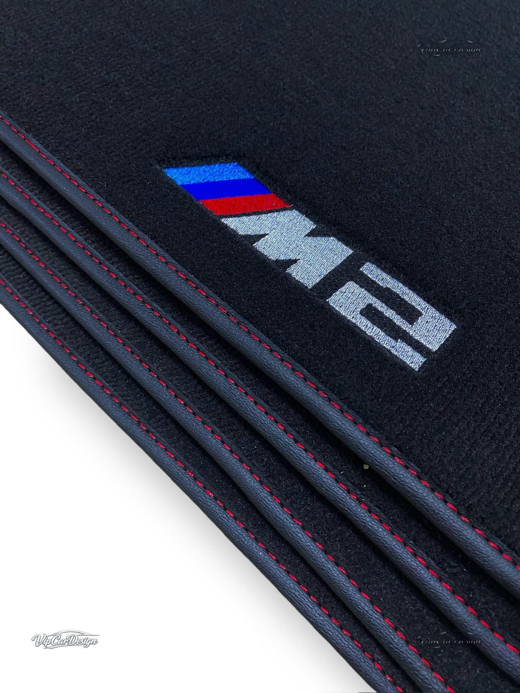 BMW 2 Series F44 Gran Coupe (2020-2024) Custom Fit Floor Mats M2 Logo - Front Floor Mats | VipCarDesign