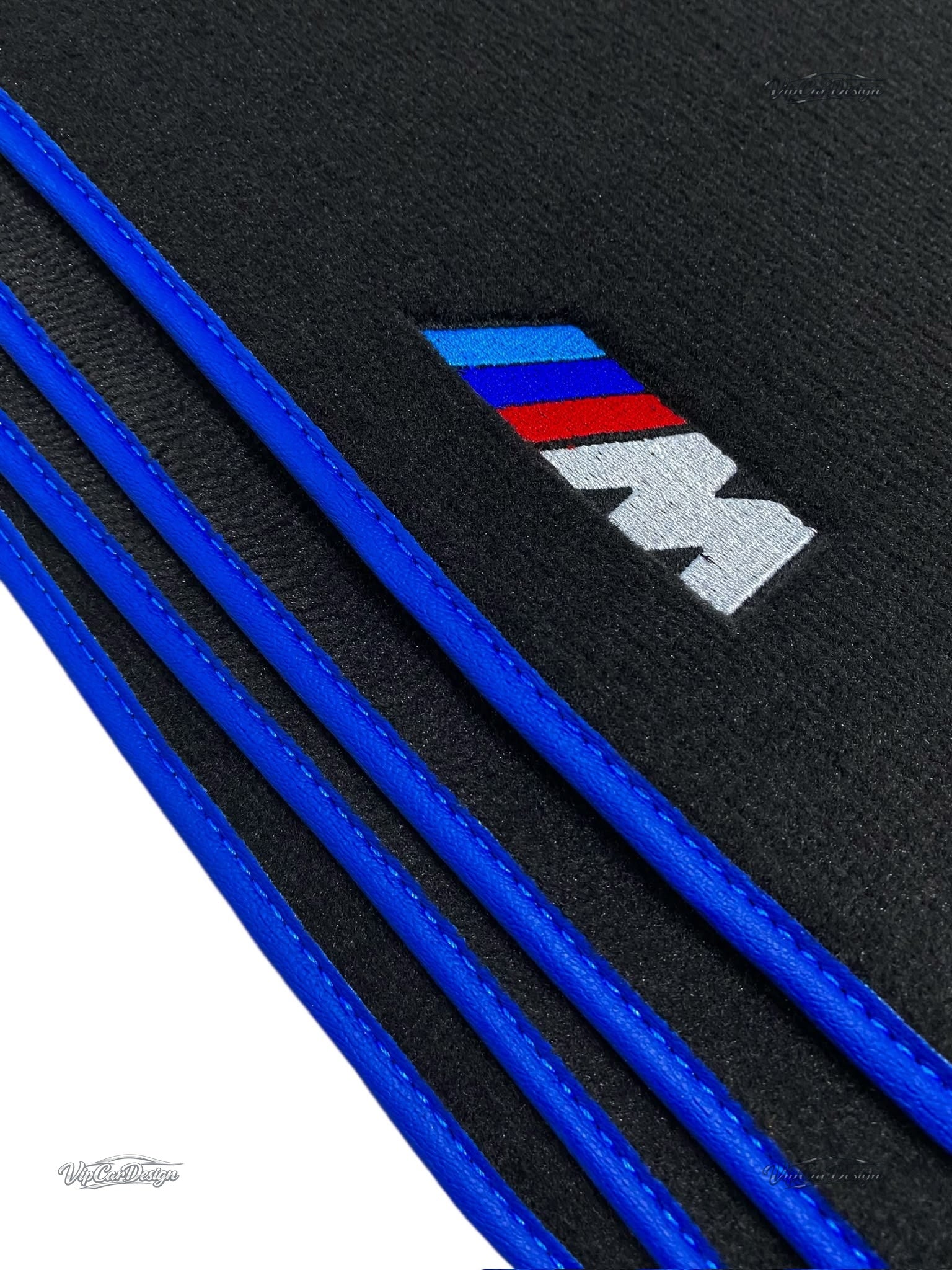 BMW 3 Series E36 Conv. (1993-2000) Custom Fit Floor Mats M Logo - Premium Velour Detail | VipCarDesign