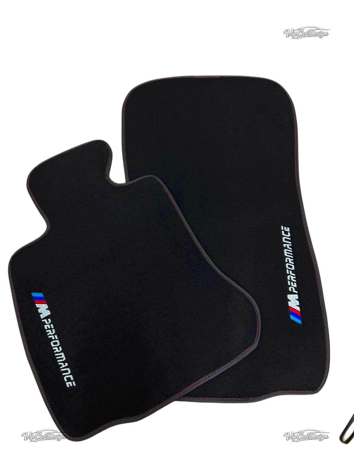 BMW 5 Series G30 (2016-2023) Custom Fit Floor Mats M Performance Logo - Complete Set Overview | VipCarDesign